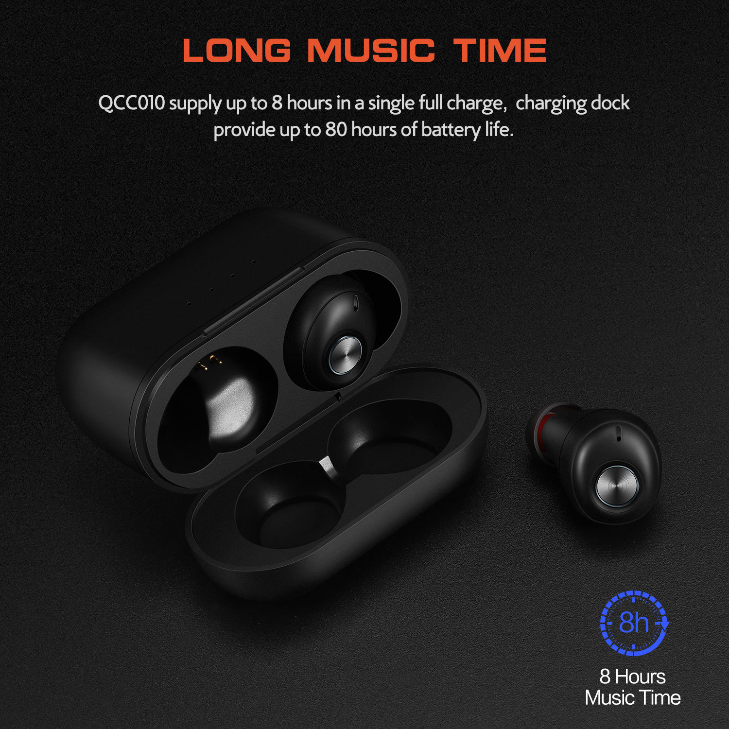 Qualcomm APTX CVC8.0 Wireless Charging Bluetooth Headset