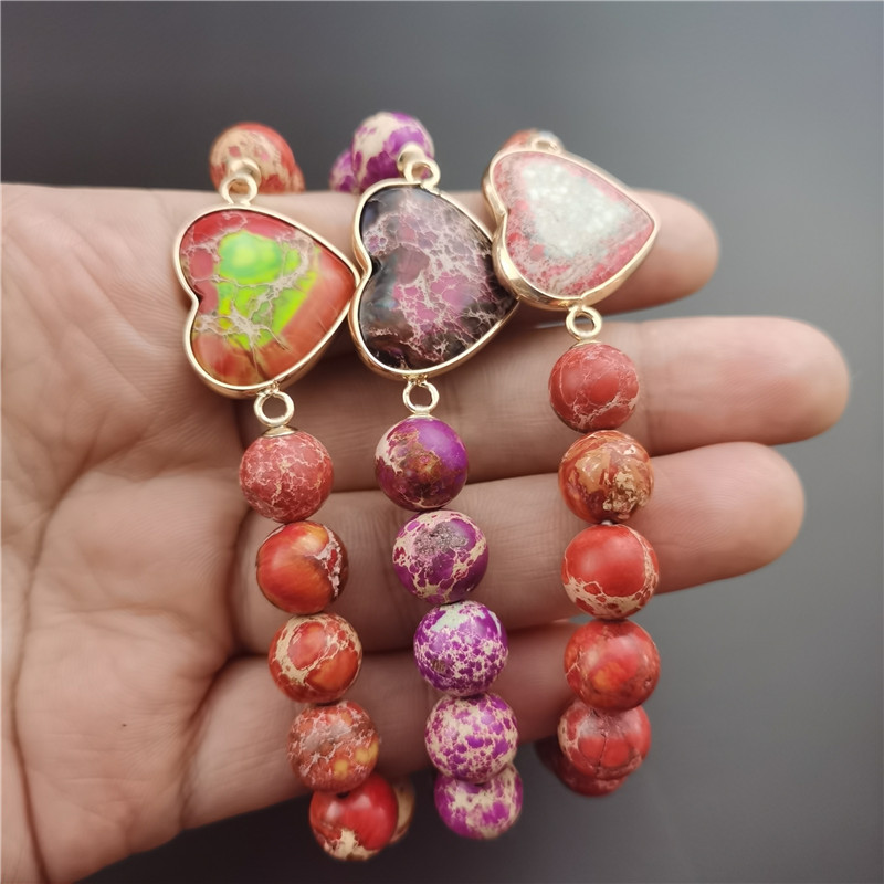 Multicolor Natural Emperor Stone 10MM Bead Bracelet