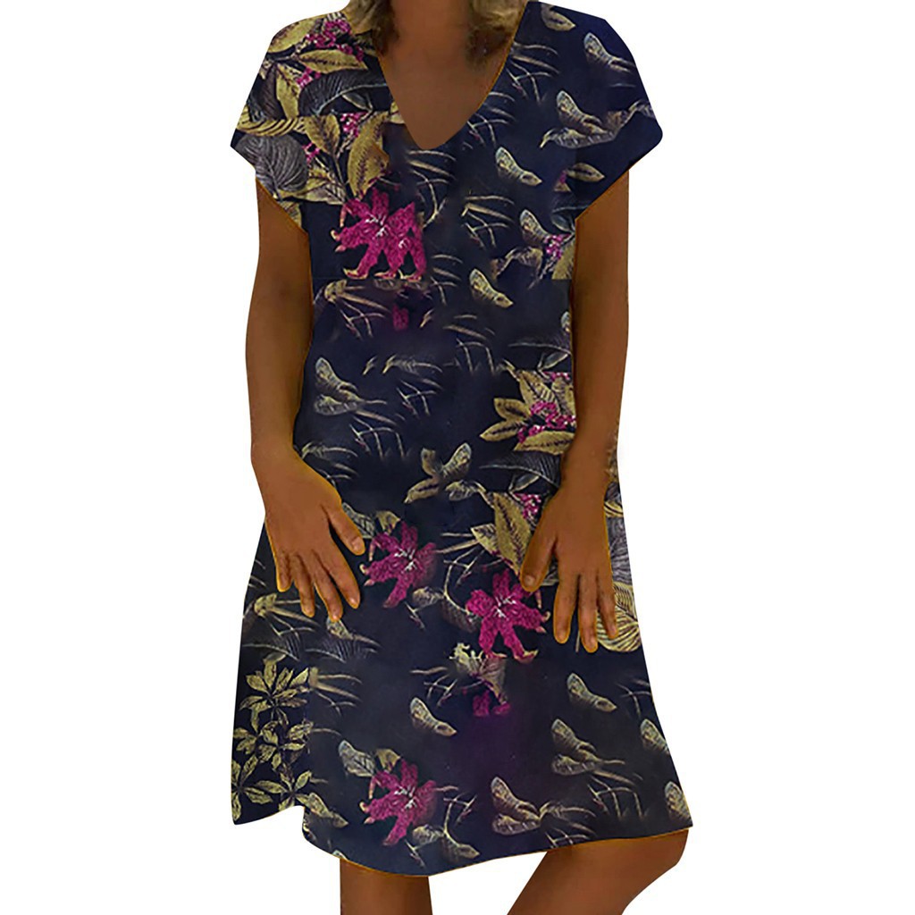 SASKIA - modieuze lentejurk voor warme dagen