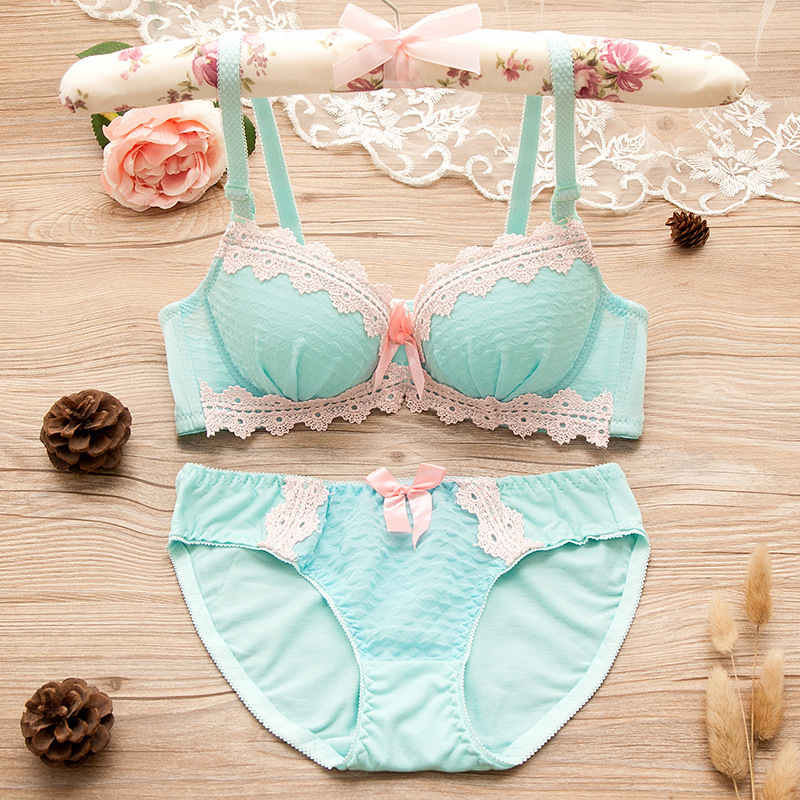 Title 5, New Style Lace-Rim Sexy Bra, Comfortable Gather...