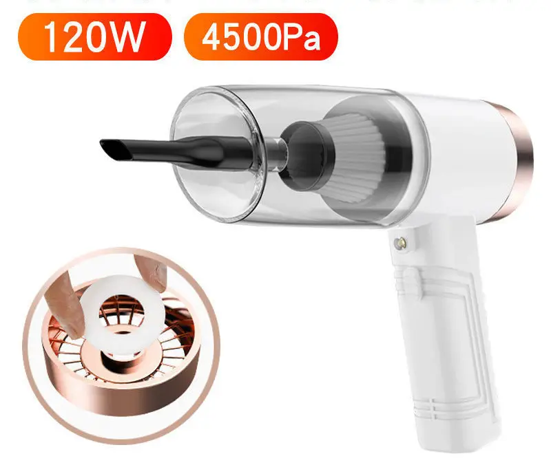 Car Vacuum Cleaner Powerful Mini - Dual