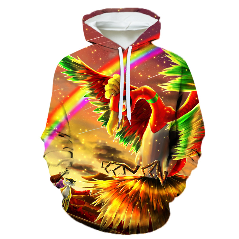 Title 2, Lässiger Herren-Kapuzenpullover mit 3D-Digitald...