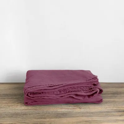 Cotton Linen Single Double Bed Single Sheet Purple Drop - Shop at LoveMi