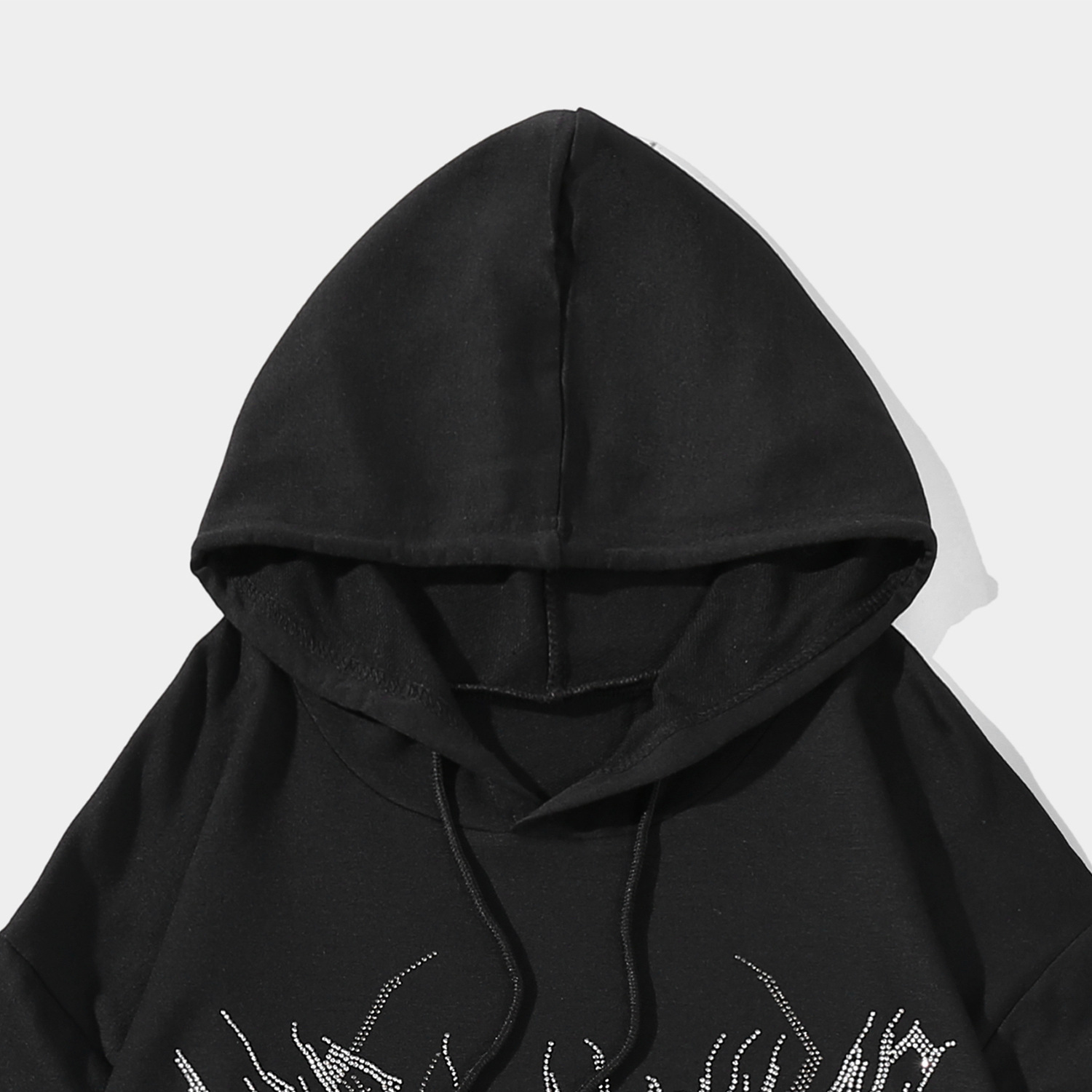 Casual Hooded Thick Long Sleeve Pullover Pure Cotton Men's Sweatshirt