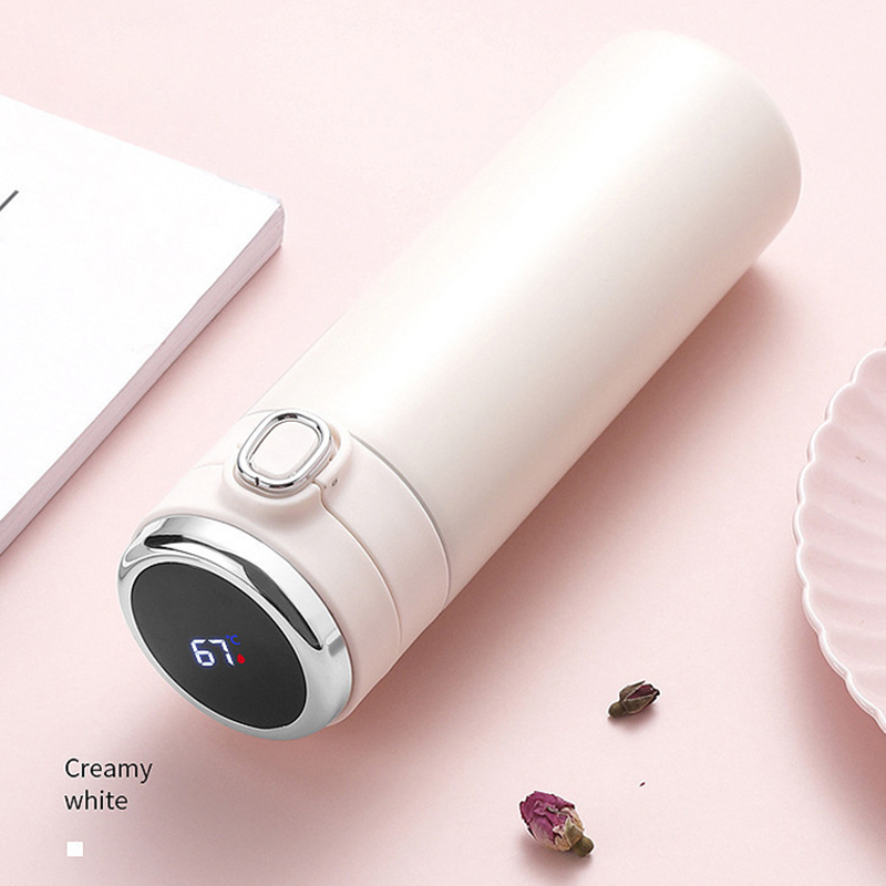 Men And Women Display Temperature Smart Pea Cup Portable Bounce Cup Customization