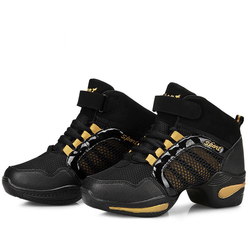  Summer Square Dance Shoes Mesh Breathable Modern Dance Shoes Women Soft-Soled Dance Shoes