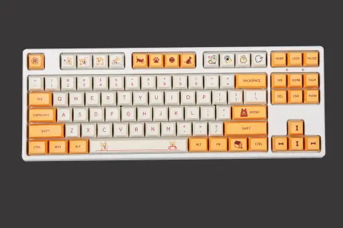 Ice Cream Macaroni Key Cap