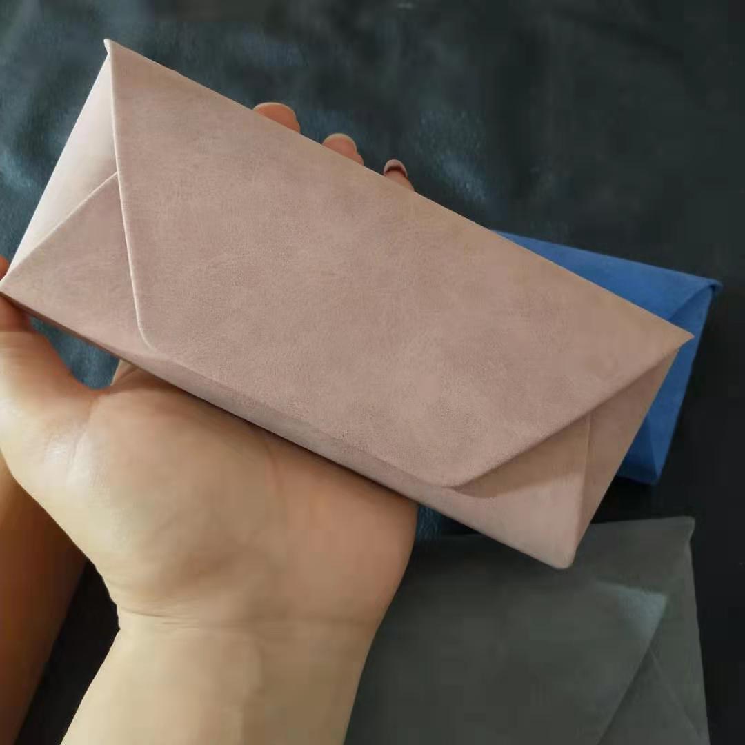 Spot Quick Hair Sheep Bar Pattern Handmade Soft Case Glasses 