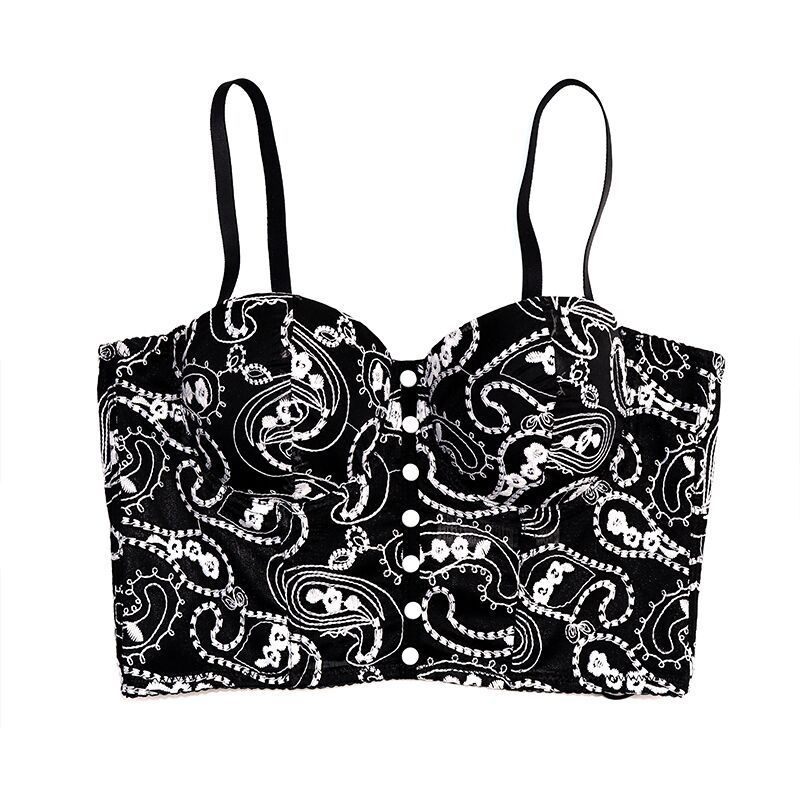 Title 7, Mode dames lingerie camisole met kant, ketting ...