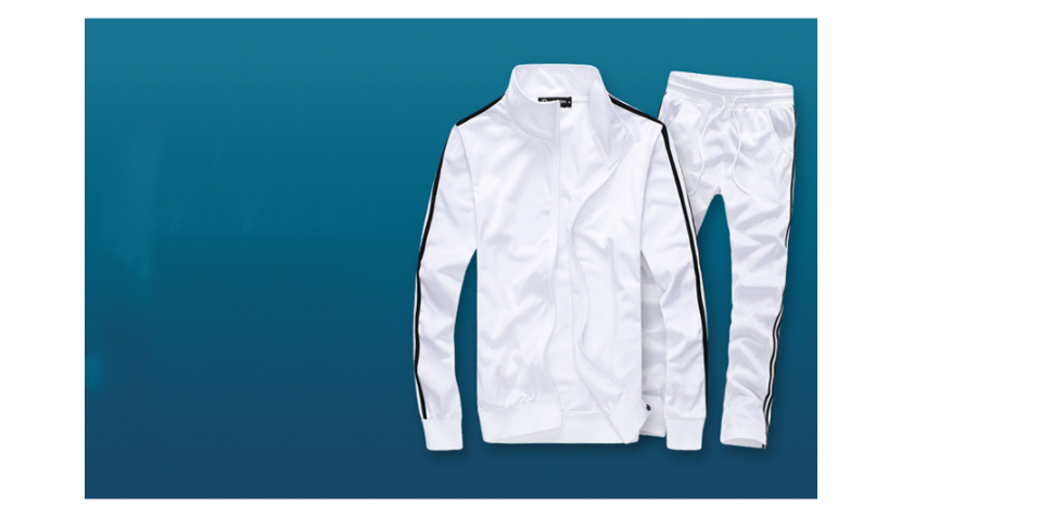 Men's Slim Stand Collar Cardigan Sweater Set