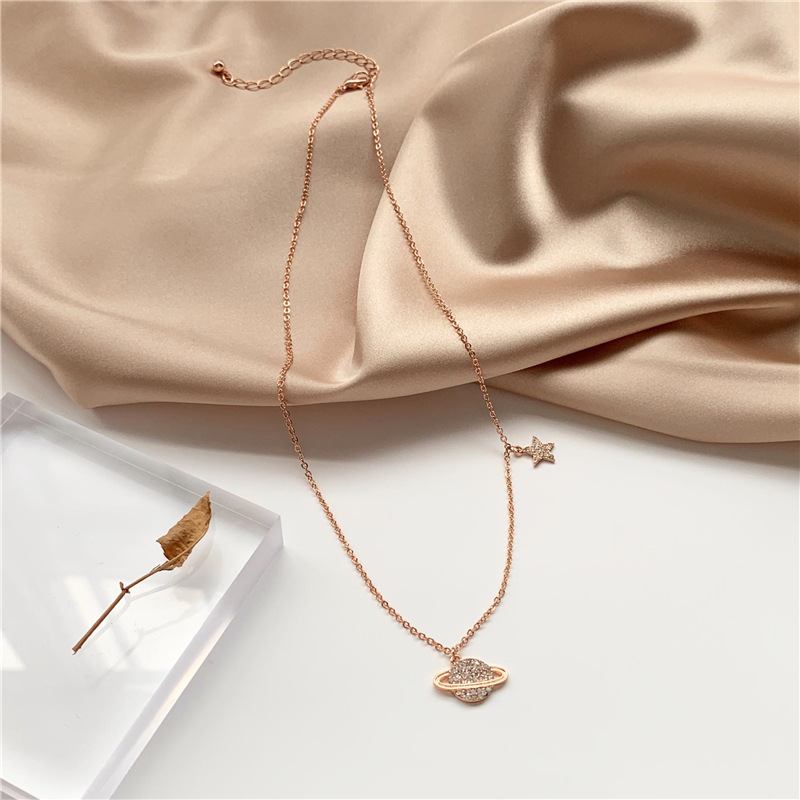 Fantasy Planet Superflash Ins Cold Wind Collarbone Chain