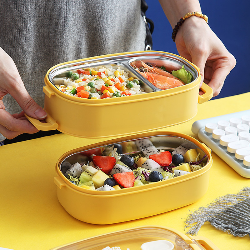 Title 5, Student Portable Double-Layer Heating Lunch Box...