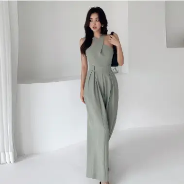 Cross Border Siamese Slim Name Sleeveless High Waist Women's Wear