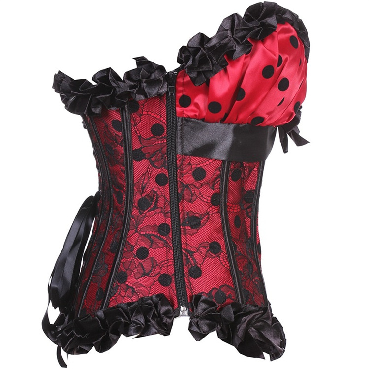 Title 2, Polka Dot Lace Waist Court Corset