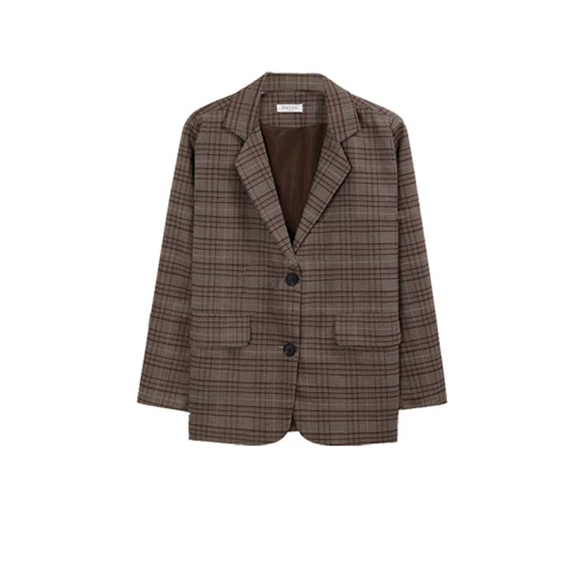 Fashion Women's Retro Checkered Suit Skirt