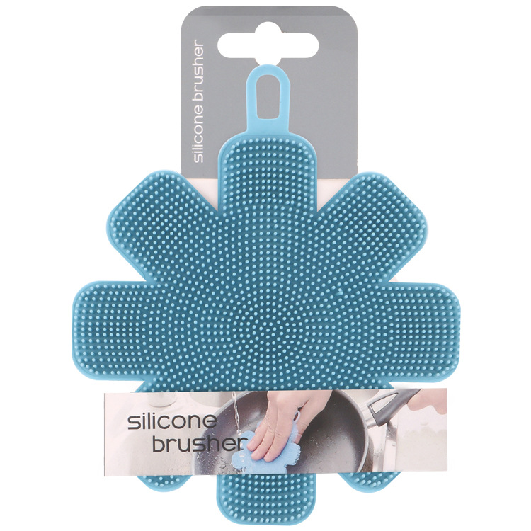 Title 3, Silicone Flower Washing Dishwashing Non-Stick P...