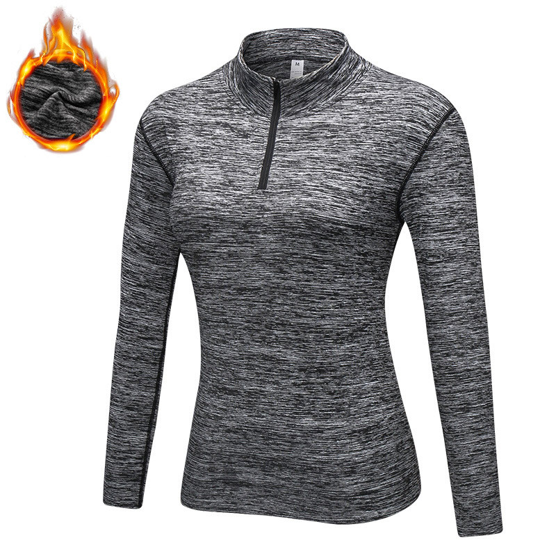 Women's Autumn And Winter Plus Velvet Fitness Jacket