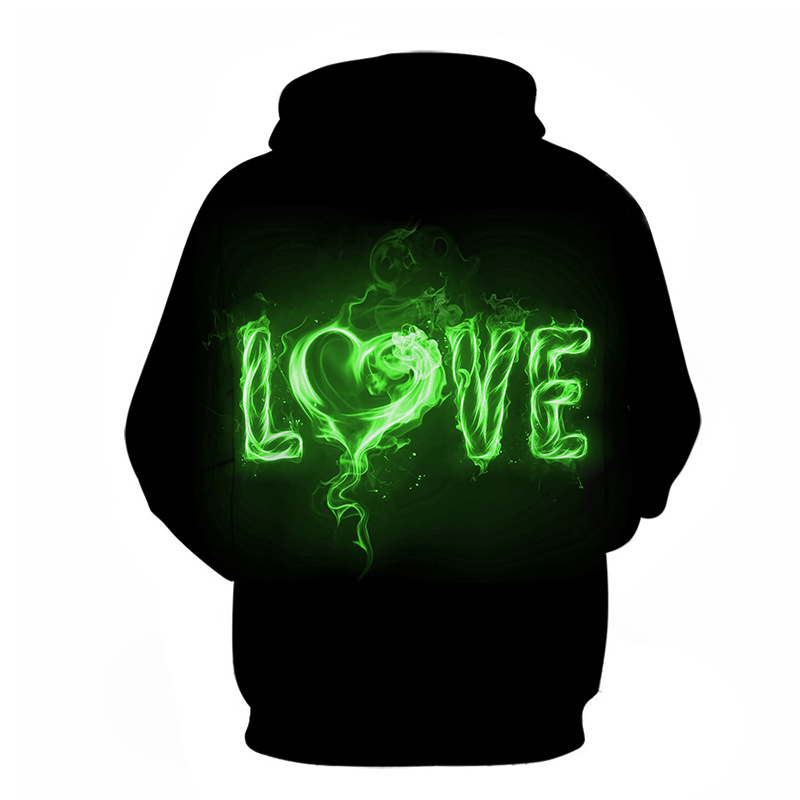 Title 4, Love Love Series Herren- und Damen-Loose-Hoodie...