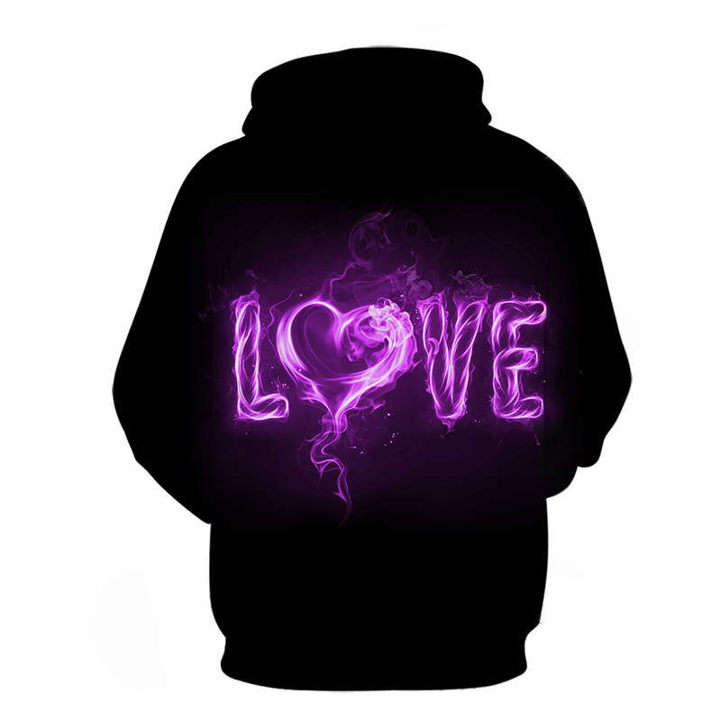 Title 5, Love Love Series Herren- und Damen-Loose-Hoodie...