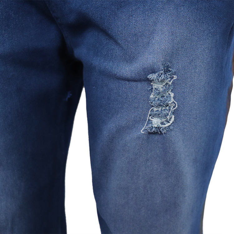 EU US African Denim Women's Suit Fashion Stretch Cotton Flared Pants Suit