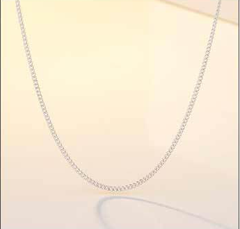 Sterling Silver Necklace Female Snake Bone Melon Seeds