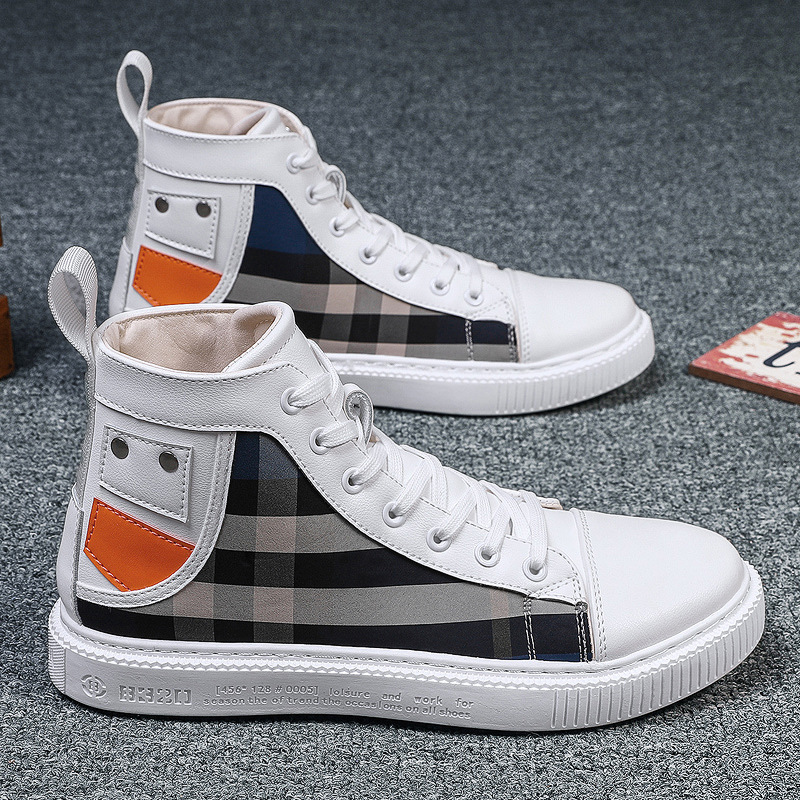 Title 2, Korean Style All-match Mid-high Top Sneakers