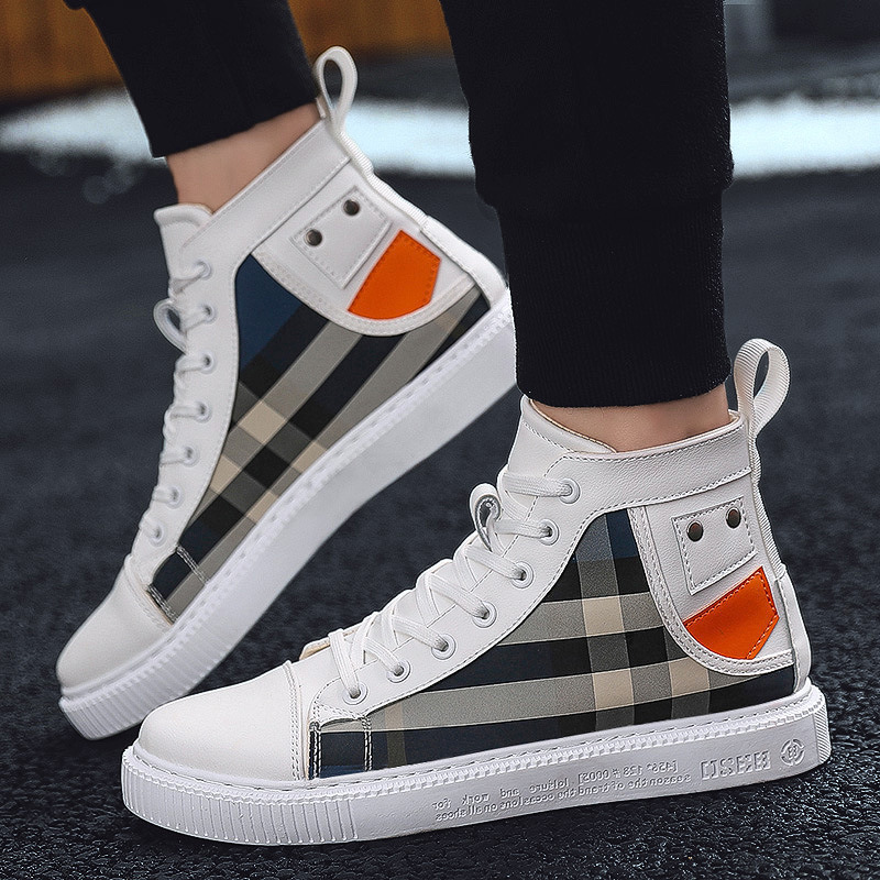 Title 3, Korean Style All-match Mid-high Top Sneakers