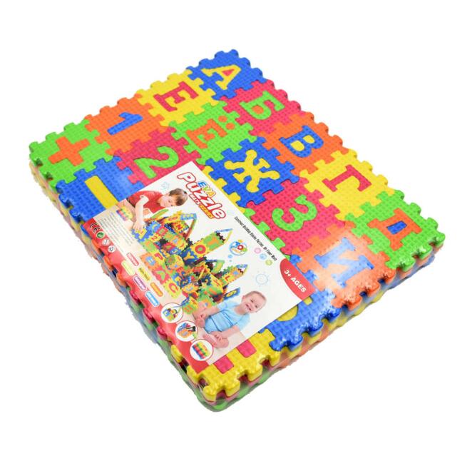 Title 3, 60PCS Babi Russian Alphabet Number Puzzle Mat