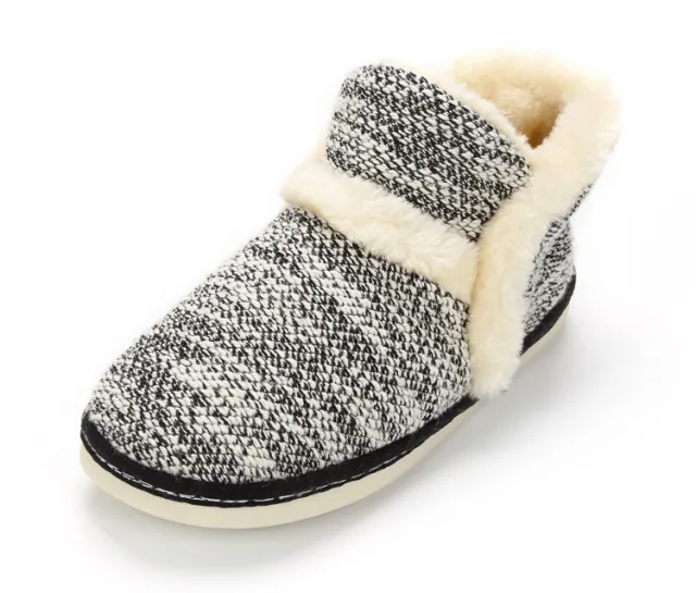 Lovers Woolen Warm Floor Thick Cotton Shoes Black - Shop at LoveMi
