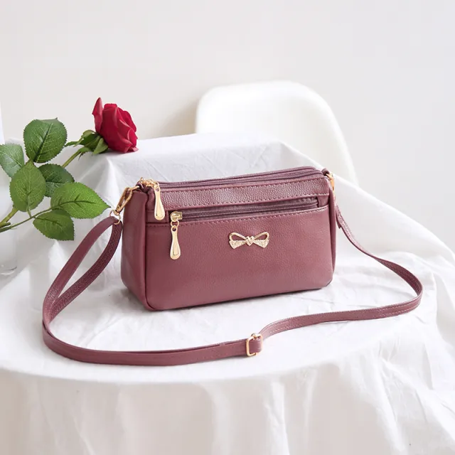 Summer New Mother Handbags Korean Women's Atmospheric Messenger Bag Pink - Shop at LoveMi