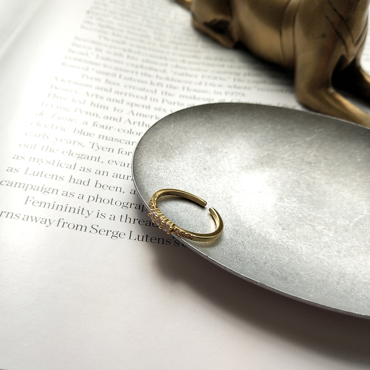 Index Finger Atmosphere Open Ring Japanese and Korean Personality Decorative Ring