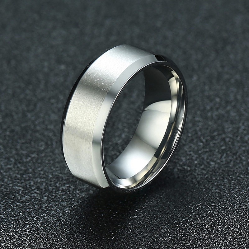 Stainless Steel Smooth Plain Simple Ring