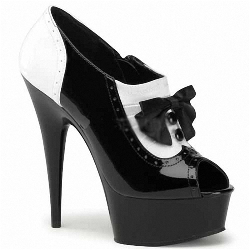 New Roman Fish Mouth Stiletto Dance 15cm High Heels