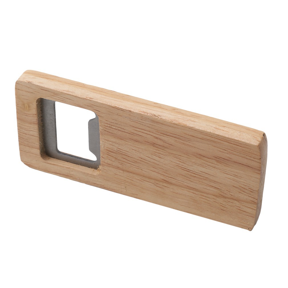 Title 4, Beer Opener Square Cap Opener Wooden Bottle Opener