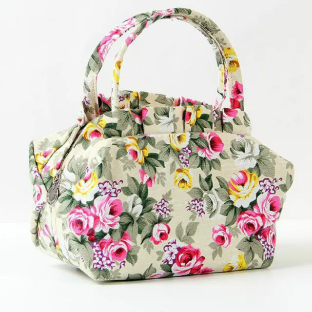 Canvas Bag With Bow Pink Mini Bag For Middle Aged And Seniors Pink - Shop at LoveMi