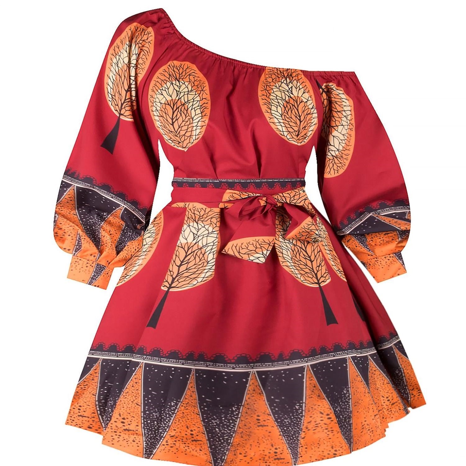 Women's Vintage African Evening Dress
