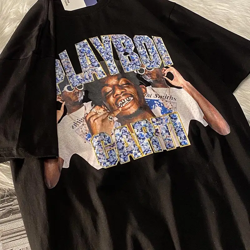 European And American Style Street Rap Short-sleeved T-shirt