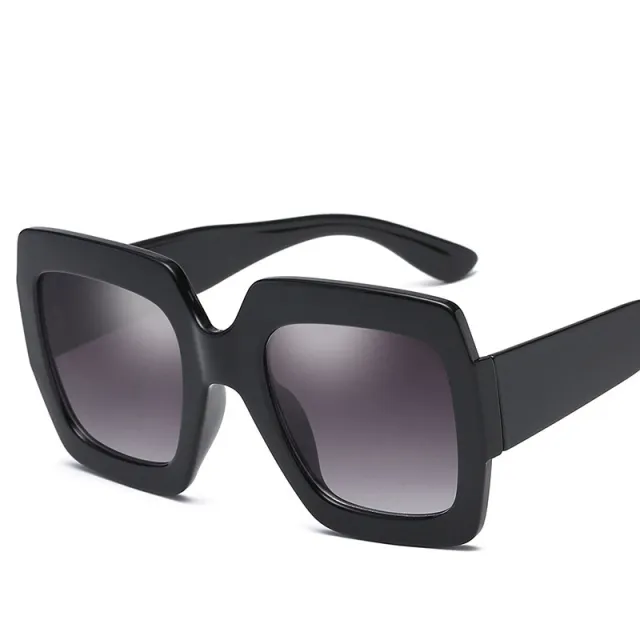 Box Print Women's Sunglasses, Big Frame Sunglasses, Trendy And Colorful Colorful - Shop at LoveMi