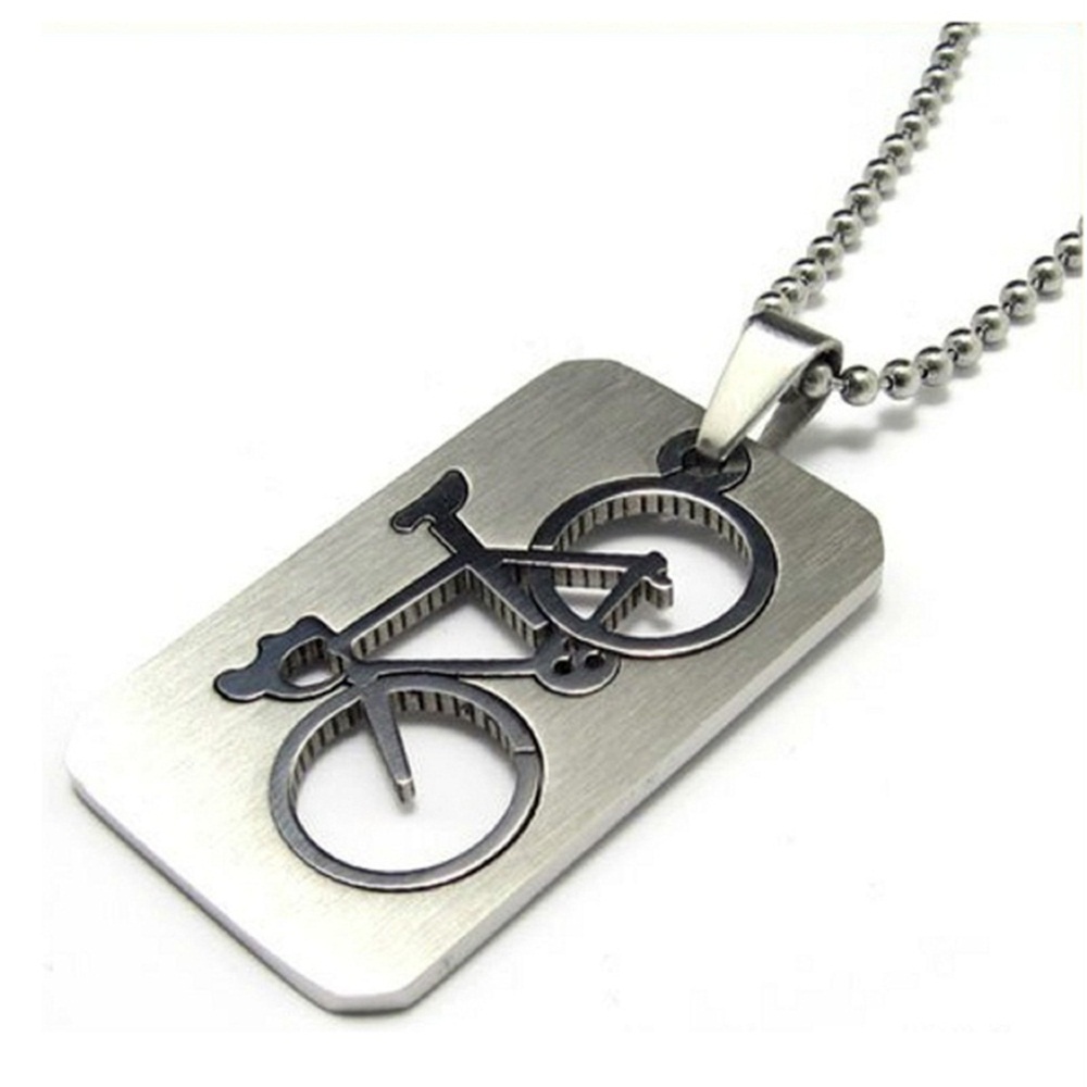 Personalized Wire-Cut Bicycle Pendant Tag