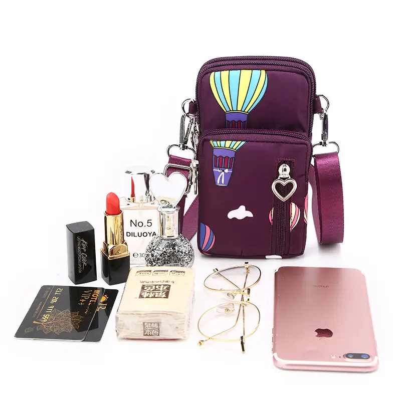 Coin Purse Two-layer Double Zipper Small Bag