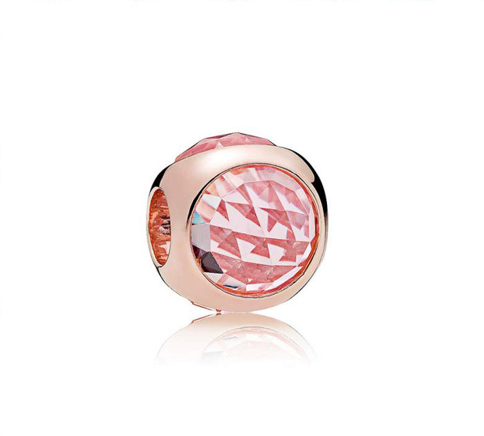 Sterling Silver S925 Bracelet Diy Beaded Charm Rose Gold