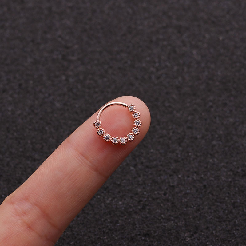 South Korean New Ear Piercing Round Ear Bone