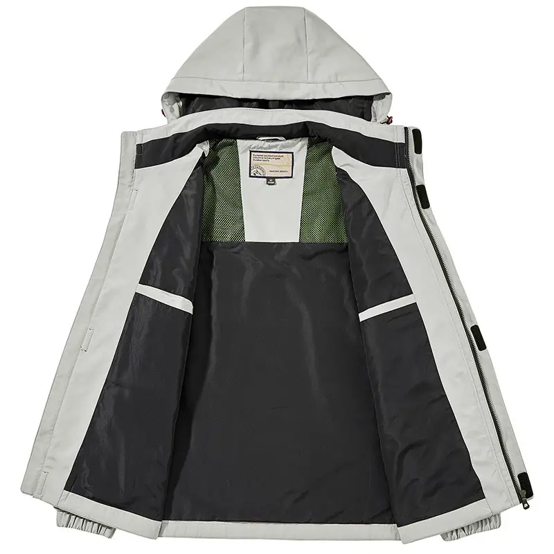 Men's Fashion Mid-Length Casual Hooded Jacket