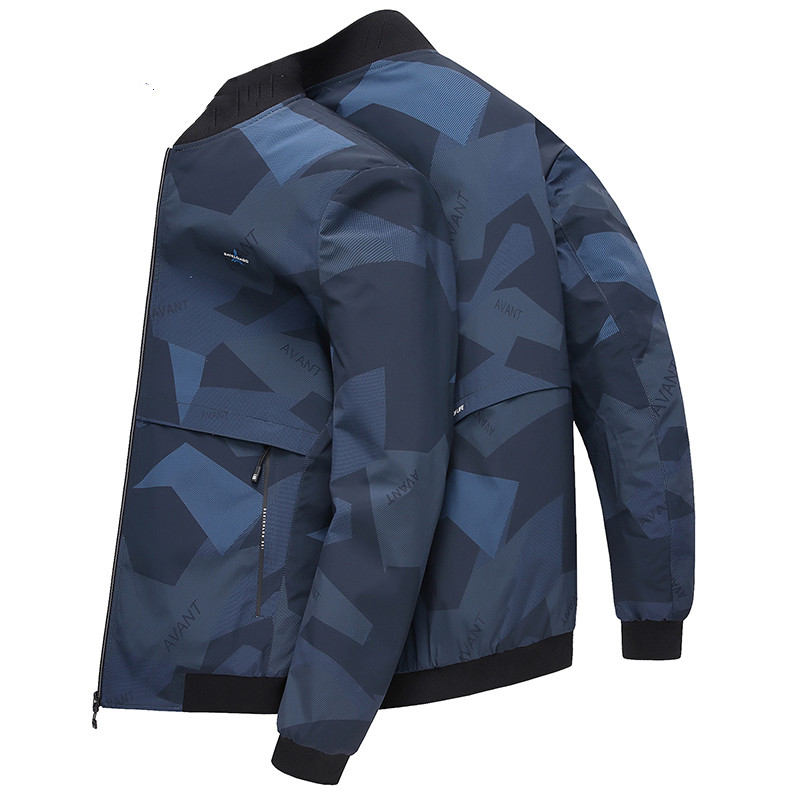 Baseball Collar Casual Jacket Stand Collar Spring and Autumn Jacket