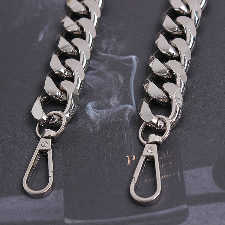 Title 5, Concave Shape Metal Ring Pig Nose Thick Chain D...