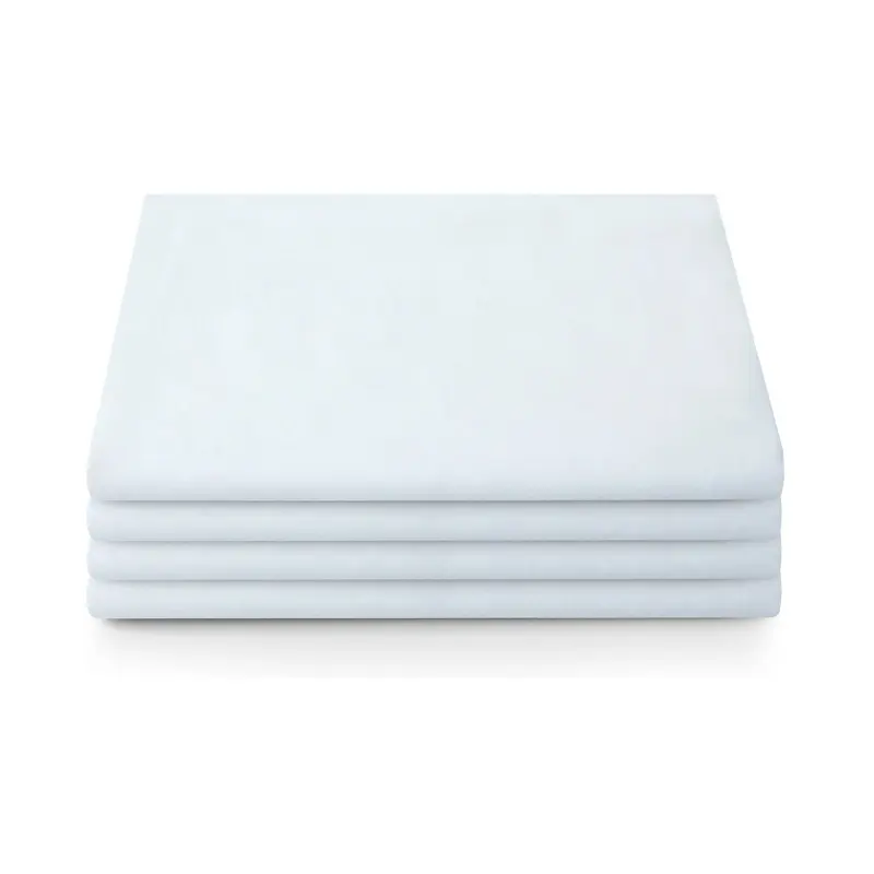 Standard White Bed Pure Bed Sheet Cotton Single Bed
