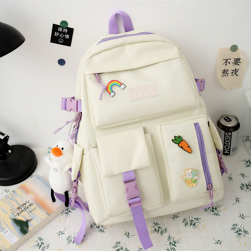 Title 3, Koreanischer Harajuku-Studentenrucksack für Damen