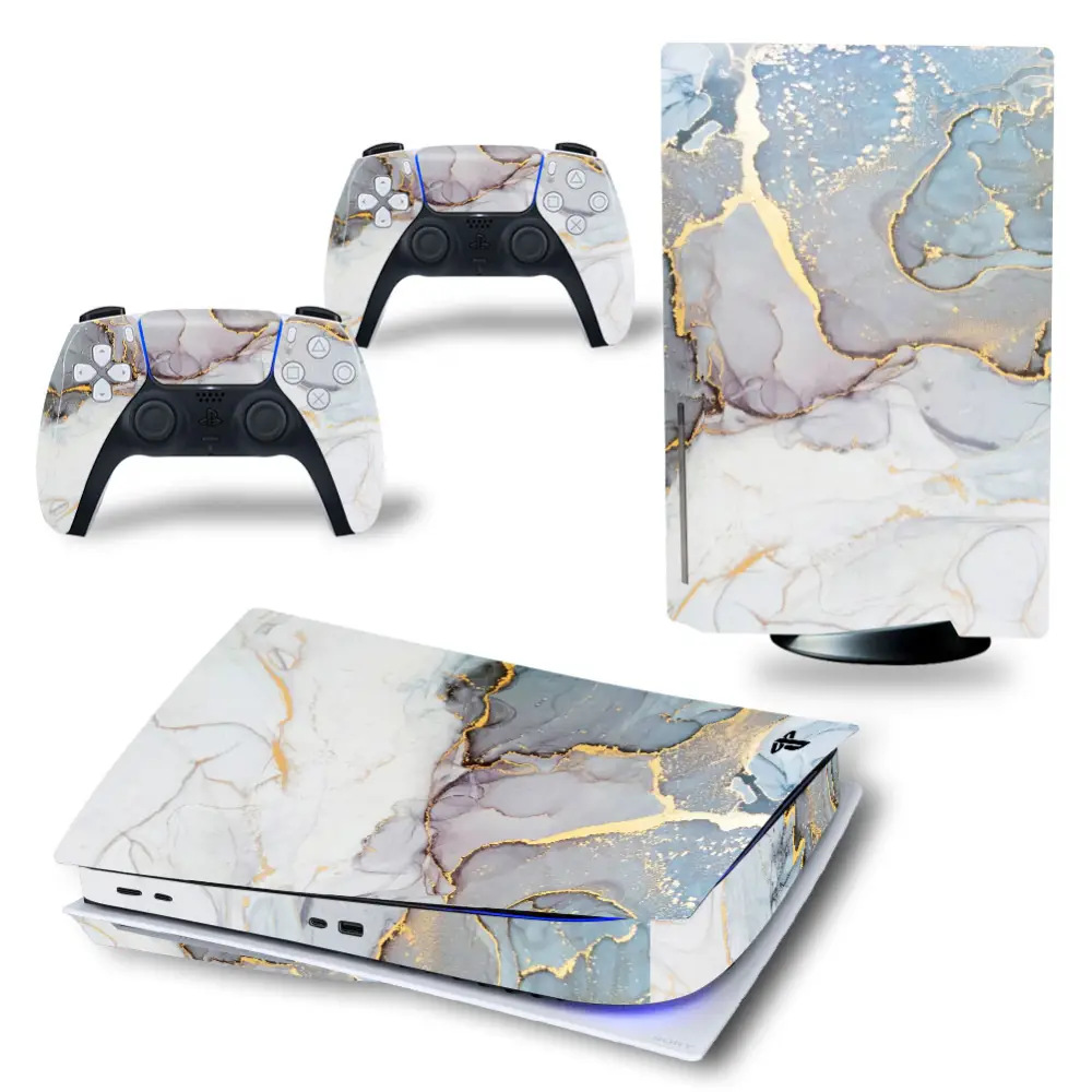 New White Playstation 5 Stickers Vinyl Decals PS5 Disk