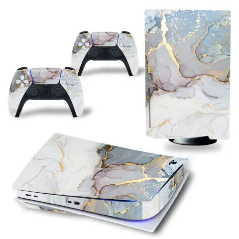New White Playstation 5 Stickers Vinyl Decals PS5 Disk
