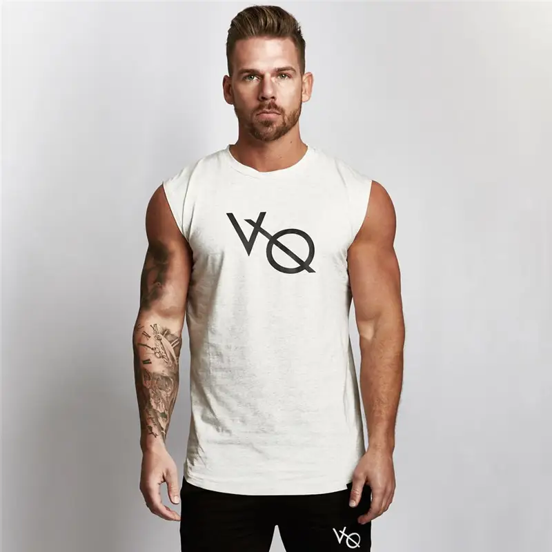 Sleeveless Sports Men's Vest Fitness Running Breathable Fitness Training Suit